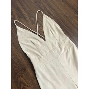 JLuxLabel Suede Jumpsuit